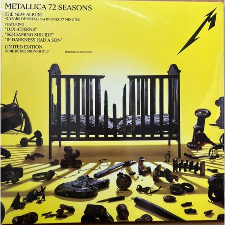 METALLICA - 72 SEASONS PLAK