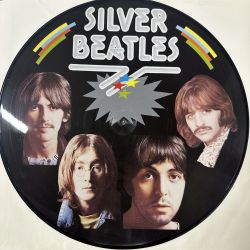 SILVER BEATLES PICTURE DISC PLAK