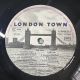 WINGS - LONDON TOWN PLAK
