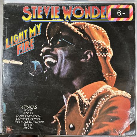 STEVIE WONDER - LIGHT MY FIRE PLAK