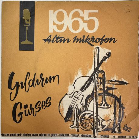 ALTIN MİKROFON YILDIRIM GÜRSES - CANIM İSTANBUL / GENÇLİĞE VEDA 45'LİK PLAK