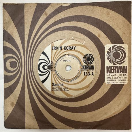 ERKİN KORAY - SANMA / OLMAYINCA OLMUYOR 45'LİK PLAK