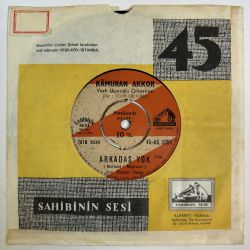 KAMURAN AKKOR - ARKADAŞ YOK / AŞKA PAYDOS 45'LİK PLAK