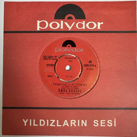 ÖMÜR GÖKSEL - YAŞADIM MI ÖLDÜM MÜ / SENİ TANIR GİBİYİM 45'LİK PLAK