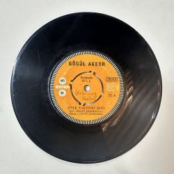 GÖNÜL AKKOR - ÖYLE YAKTIN Kİ BENİ / BENİM ŞİKAYETİM SENDENDİR 45'LİK PLAK