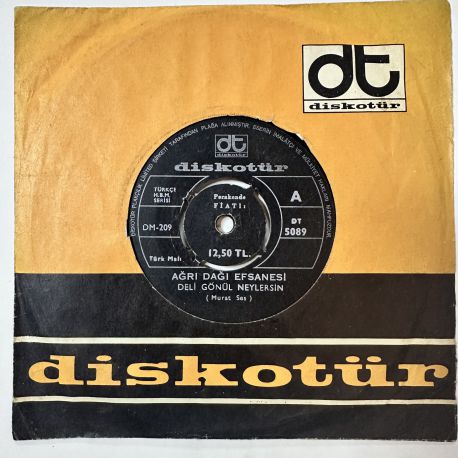 AĞRI DAĞI EFSANESİ - DELİ GÖNÜL NEYLERSİN / DÜŞENİN DOSTU OLMAZ 45'LİK PLAK