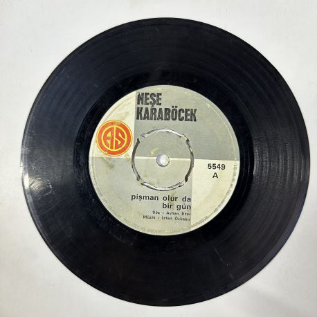 NEŞE KARABÖCEK - PİŞMAN OLUR DA BİR GÜN / ELBET BİR GÜN BULUŞACAĞIZ 45'LİK PLAK