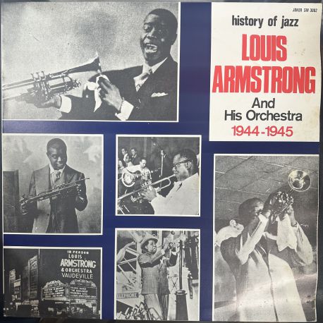 LOUIS ARMSTRONG AND HIS ORCHESTRA 1944-1945 PLAK