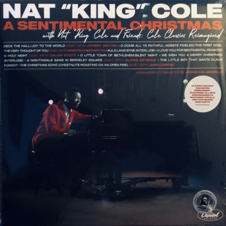 NAT KING COLE - A SENTIMENTAL CHRISTMAS PLAK