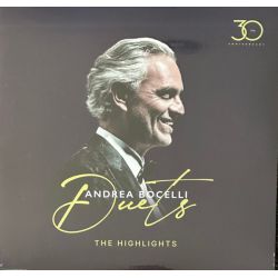 ANDREA BOCELLI - DUETS 30th ANNIVERSARY  (THE HIGHLIGHTS) PLAK
