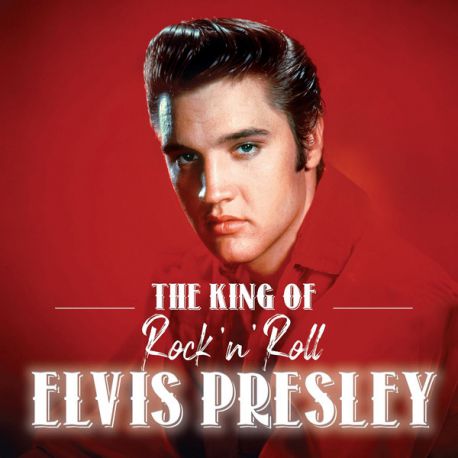 THE KING OF ROCK 'N' ROLL ELVIS PRESLEY PLAK