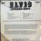 ELVIS PRESLEY - SEPERATE WAYS PLAK