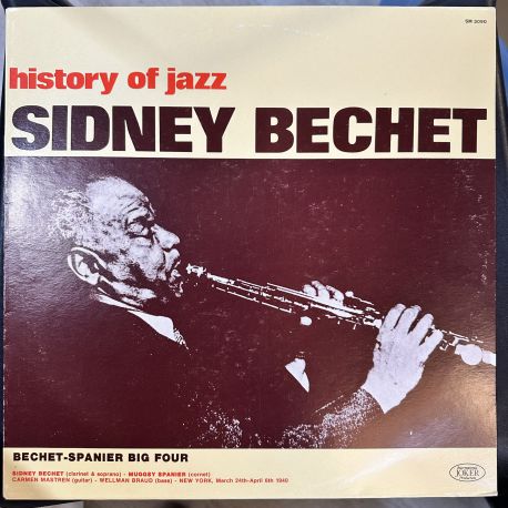 SIDNEY BECHET - HISTORY OF JAZZ PLAK