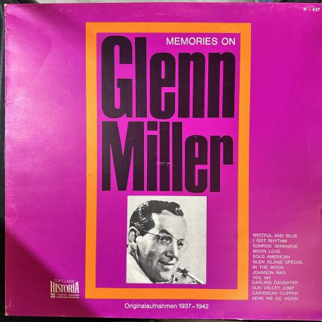MEMORIES ON GLENN MILLER PLAK