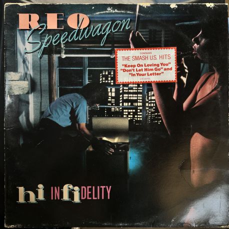 REO SPEEDWAGON - HI INFIDELITY PLAK