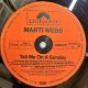 MARTI WEBB - TELL ME ON A SUNDAY PLAK