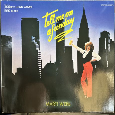 MARTI WEBB - TELL ME ON A SUNDAY PLAK