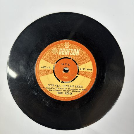 FİKRET KIZILOK - GÜN OLA DEVRAN DÖNE / ANADOLU'YUM 45'LİK PLAK
