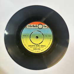 SELDA BAĞCAN - ADALETİN BU MU DÜNYA / DANE DANE BENLERİ 45'LİK PLAK