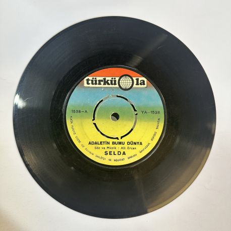 SELDA BAĞCAN - ADALETİN BU MU DÜNYA / DANE DANE BENLERİ 45'LİK PLAK