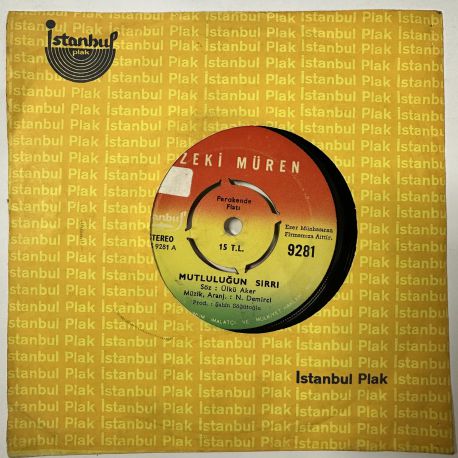 ZEKİ MÜREN - MUTLULUĞUN SIRRI / KANDİL 45'LİK PLAK