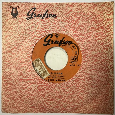 ZEKİ MÜREN - ELVEDA / SEVGİLİM BENİ BIRAKIP KAÇTI 45'LİK PLAK