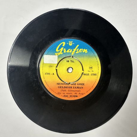 ZEKİ MÜREN - SENİNLE GÖZ GÖZE GELDİĞİM ZAMAN / MADEM KÜSTÜN 45'LİK PLAK