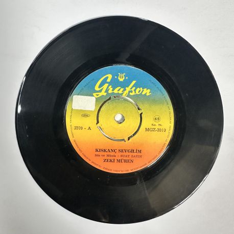 ZEKİ MÜREN - KISKANÇ SEVGİLİM / YALAN YALAN DEĞİL 45'LİK PLAK