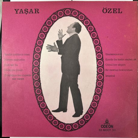 YAŞAR ÖZEL - UNUTAMIYORUM PLAK