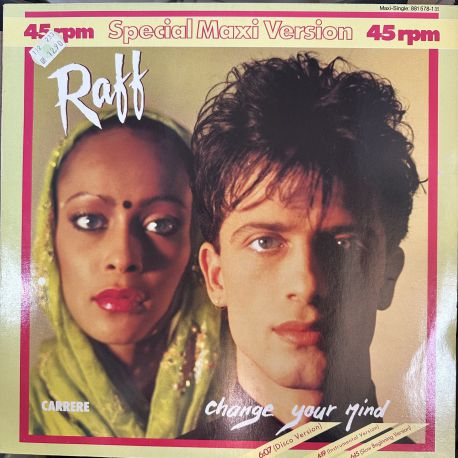 RAFF - CHANGE YOUR MIND MAXI SINGLE PLAK