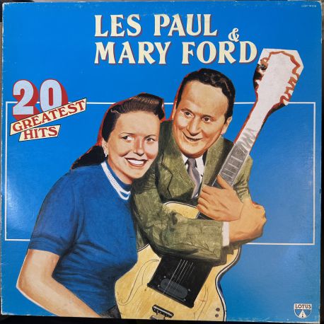 LES PAUL & MARY FORD - 20 GREATEST HITS PLAK
