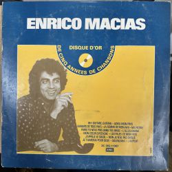 ENRICO MACIAS - DISQUE D'OR DE CINQ ANNEES DE CHANSONS PLAK