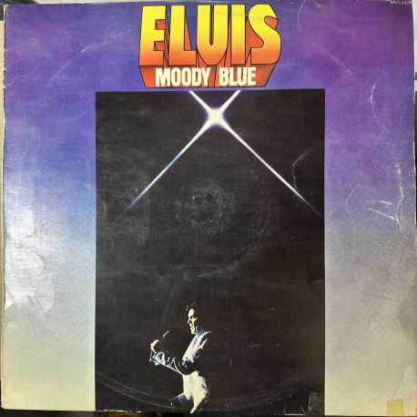 ELVIS PRESLEY - MOODY BLUE PLAK