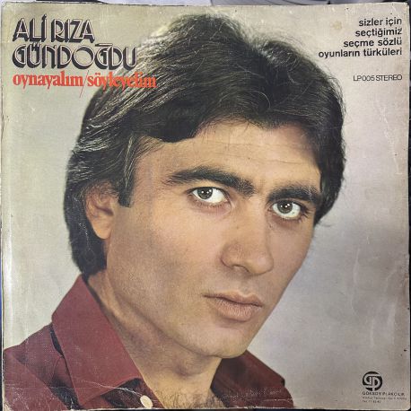 ALİ RIZA GÜNDOĞDU - OYNAYALIM SÖYLEYELİM PLAK