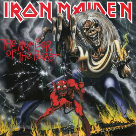 IRON MAIDEN - THE NUMBER OF THE BEAST PLAK