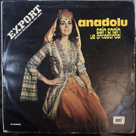 ESİN ENGİN VE ORKESTRASI - ANADOLU (ANATOLIAN INSTRUMENTAL FOLK MUSIC) PLAK