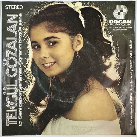 TEKGÜL GÖZALAN - SENİ ÇAPKIN YARAMAZ / SORARIM BİR GÜN SANA 45'LİK PLAK