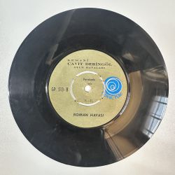 KEMANİ CAVİT DERİNGÖL - ARABESK ÇİFTETELLİ / ROMAN HAVASI 45'LİK PLAK