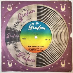 HÜSEYİN ALTIN - BU NE ACAYİP DÜNYA / BİZE YAZIK DEĞİL Mİ 45'LİK PLAK