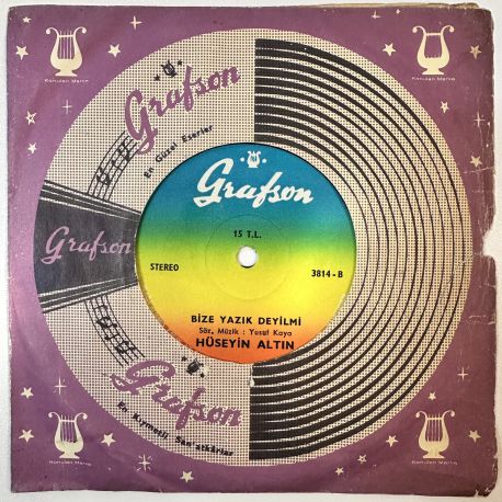 HÜSEYİN ALTIN - BU NE ACAYİP DÜNYA / BİZE YAZIK DEĞİL Mİ 45'LİK PLAK