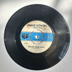 ÖMÜR GÖKSEL VE ORKESTRASI - SENDEN KALAN ŞARKI / SEVEMEM ARTIK 45'LİK PLAK