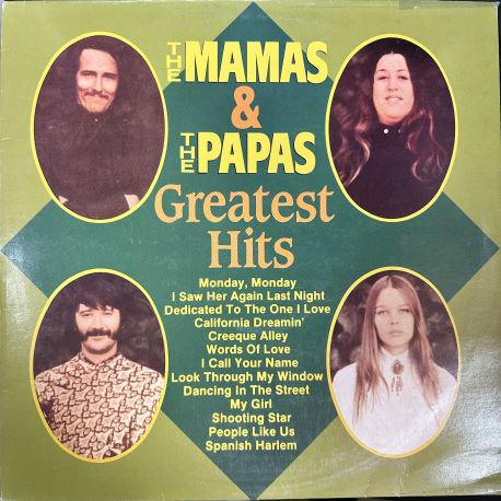 THE MAMAS & THE PAPAS - GREATEST HITS PLAK