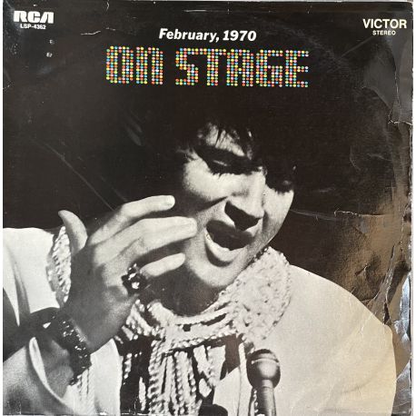 ELVIS PRESLEY - ON STAGE FEBRUARY 1970 PLAK